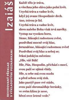 Izaiáš - Česká biblická společnost (2018, vázaná)