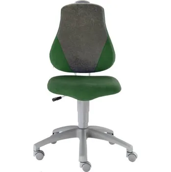 Dětská rostoucí židle Alba FUXO V-line zelená-šedá