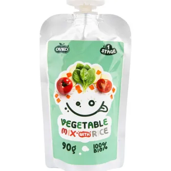 Ovko Bio příkrm 90 g zeleninová směs/rýže