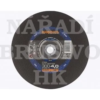 Řezný kotouč Rhodius Řezný kotouč 300x4x22,23 FT63 PROline 4011890018057