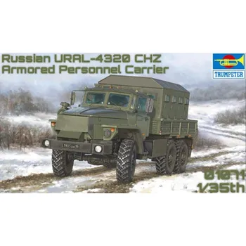 Plastikový model Trumpeter 1/35 Russian URAL-4320 CHZ