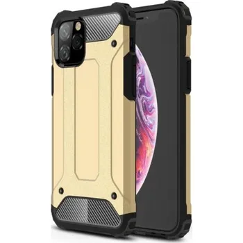 Pouzdro na mobilní telefon Odolný Armor kryt pro iPhone 11 Pro Max - zlatý