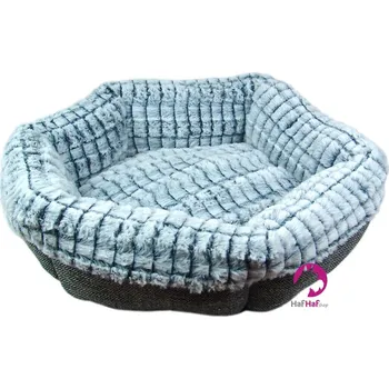 Pelíšek pro psa ROSEWOOD Pelíšek TWEED and PLUSH Šedý 48×48×14cm