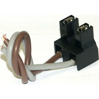 Objímka na žárovku patice pro žárovku H7 plastová zahnutá