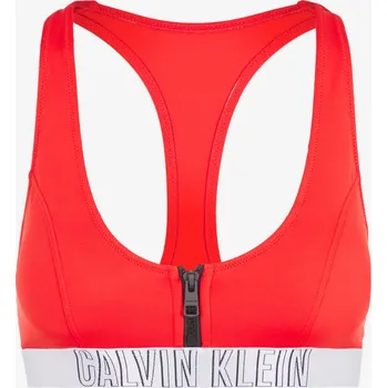 Dámské plavky Vrchní díl plavek KW0KW00814-XA7 červená - Calvin Klein červená M