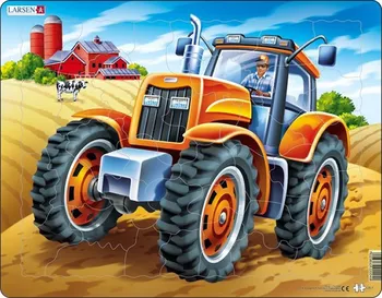 Puzzle Larsen Puzzle Maxi Americký traktor 37 dílků