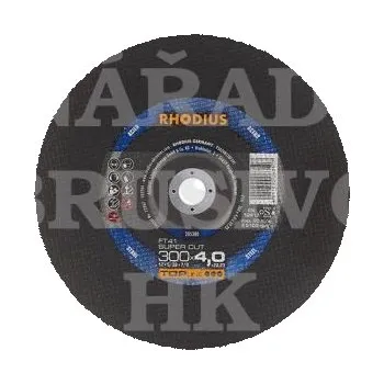 Řezný kotouč Rhodius Řezný kotouč 300x4x22,23 FT41 TOPline 4011890063507