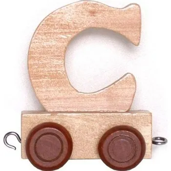 Dřevěná hračka Bino Dřevěný vagónek C