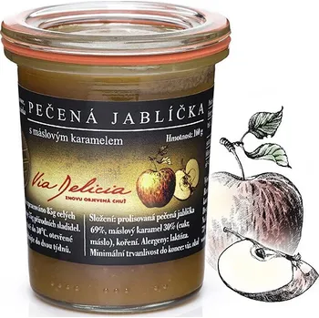 Via Delicia Pečená jablíčka s máslovým karamelem 160 g