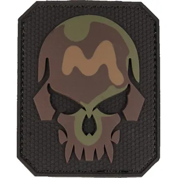 Nášivka Nášivka Mil-Tec Skull XL - woodland