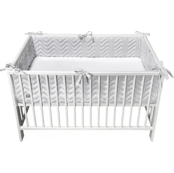 Příslušenství pro dětskou postel a kolébku Mimiconcept Skládací mantinel vlnka 120 cm x 60 cm