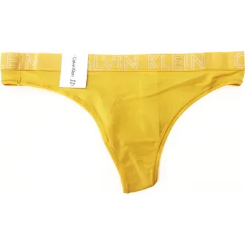 Kalhotky Tanga QD3636E-YHC žlutá - Calvin Klein žlutá L
