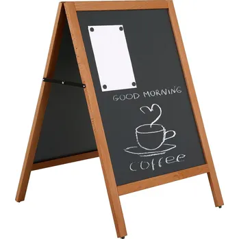 Kancelářský nábytek Dřevěný poutač 590x780 - Tmavě hnědý