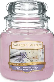 Svíčka Yankee Candle Honey Levander Gelato 411 g