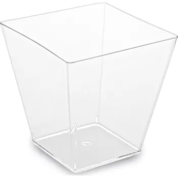 Nádobí WIMEX Fingerfood čirý 5,9 x 5,9 x 5,4 cm 100 ml 50 ks