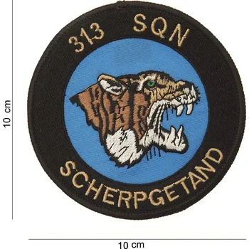 Nášivka Nášivka textilní 101 Inc 313 SQN Scherpgetand - barevná