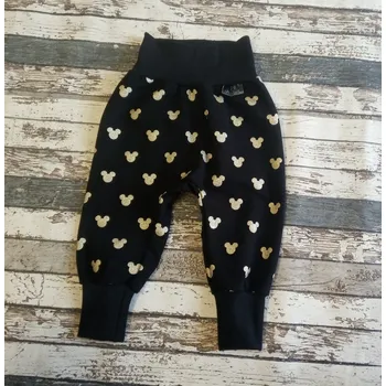 Yháček Rostoucí tepláčky Yháček, Myšák zlaté hlavy na černé Velikost: 128