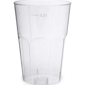 Jednorázové nádobí Kelímek krystal na koktejl 0,3 l (PS) 73131