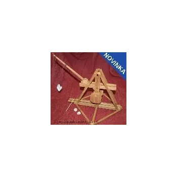 Dřevěná hračka Stavebnice trebuchetu