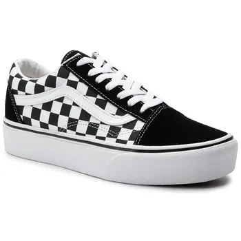 Dámské tenisky VANS Checkerboard Old Skool Platform VN0A3B3UHRK