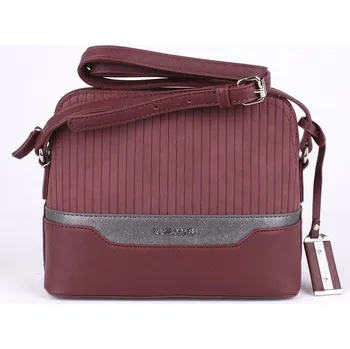 Malá tmavěčervená crossbody kabelka David Jones 6103-1