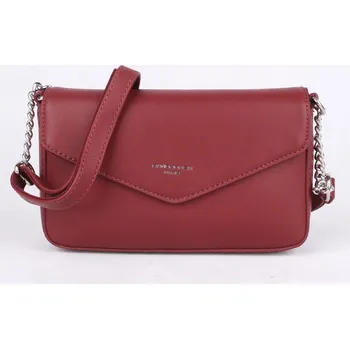 Kabelka Dámská malá crossbody kabelka David Jones CM5473 tmavěčervená | KabelkyproVas.cz