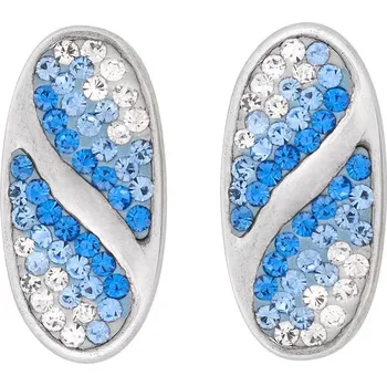 Náušnice Stříbrné náušnice crystal Ag 5,9 g