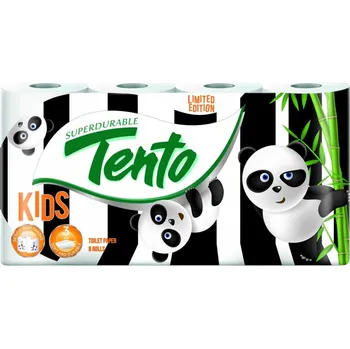 Toaletní papír Tento Panda kids toaletní papír 3vrstvý 8 ks