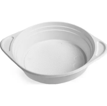 Jednorázové nádobí Miska na polévku, bílá 350 ml (PP) 73605