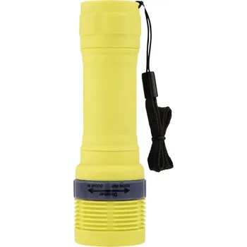 Sport LED ruční svítilna Emos P4703, 75 lm, 3× AAA, fokus - žlutá/šedá