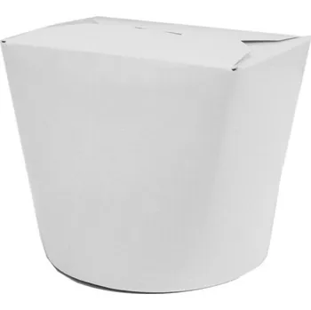 Jednorázové nádobí Food box bílý (PAP) 26oz 750 ml 76917