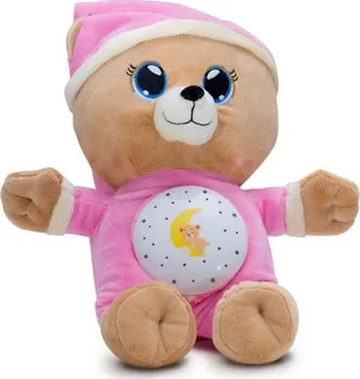 Plyšová hračka Teddies Medvídek usínáček 32 cm růžový