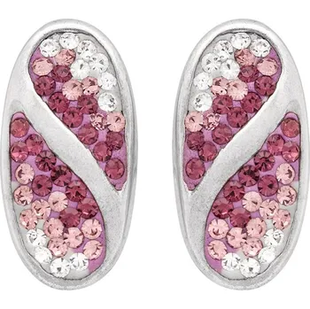 Náušnice Stříbrné náušnice crystal Ag 5,7 g