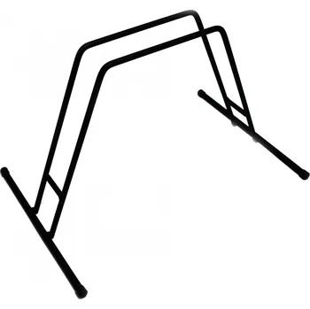 držák na kolo Výstavní stojan na kolo KACERLE KS-150 prášková barva (černá struktura), rozteč 3 cm (trekingová kola)
