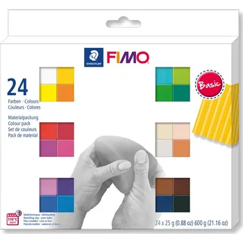 Staedtler Fimo Soft sada Basic, 24 x 25 g