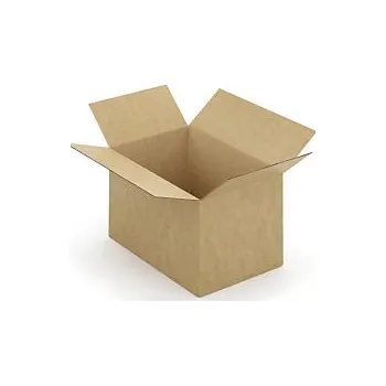 Obalový materiál Kartonová krabice 295x195x190mm, automatické dno, hnědá, klopová, třívrstvá vlnitá lepenka (3VVL) | RAJA - Balení po 20 ks