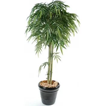 umělá květina BAMBUS NEW LUXE 3 kmeny, 180cm (Luxusní umělý bambus)