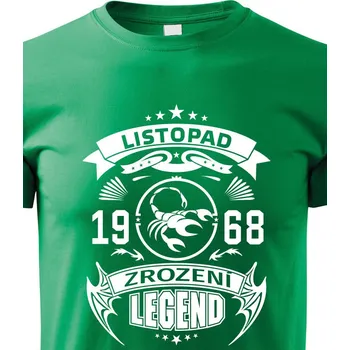 Chlapecké tričko Dětské tričko Zrození legendy, Barva Zelená, Velikost 134 cm/8 roků, Canvas Dětské tričko Bezvatriko.cz 1