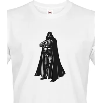 Pánské tričko Pánské tričko Star Wars s Darth Vaderem, Barva Bílá, Velikost 2XL, Canvas Pánské tričko s krátkým rukávem Bezvatriko.cz 1