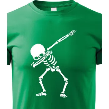 Chlapecké tričko Dětské tričko s potiskem kostry, Barva Zelená, Velikost 134 cm/8 roků, Canvas Dětské tričko Bezvatriko.cz 1