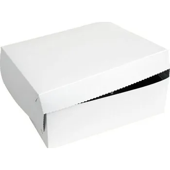 Krabice na pečivo Papírová krabice dortová - 28x28x10 cm