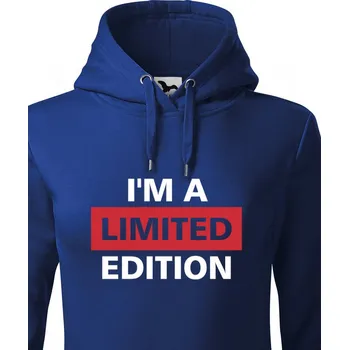 Dámská mikina Dámská mikina I´m a limited edition, Barva Modrá, Velikost L, Canvas Dámská mikina Bezvatriko.cz 1