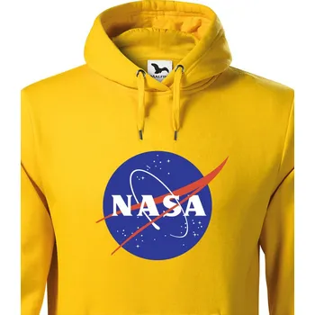 Pánská mikina Pánská mikina s potiskem NASA, Barva Žlutá, Velikost L, Canvas Pánská mikina Bezvatriko.cz 1