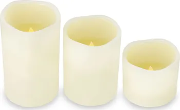led svíčka Home Life Elektrické voskové svíčky LED 3 ks