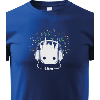 Chlapecké tričko Dětské tričko Groot z filmu Strážci galaxie, Barva Modrá, Velikost 110 cm/4 roky, Canvas Dětské tričko Bezvatriko.cz 1