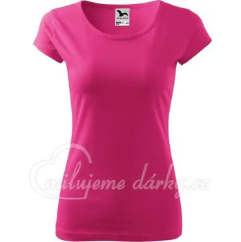 dámské triko Pure 150 purpurové, velmi krátký rukáv