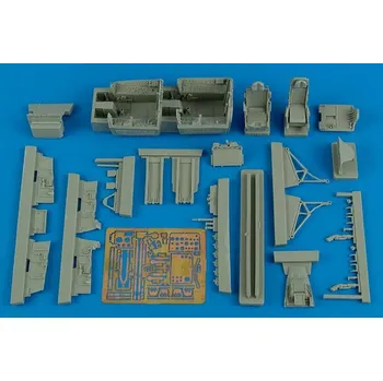 Plastikový model Aires 1/48 F-100F Super Sabre cockpit set - (early version)