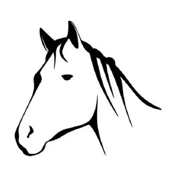 ARTEMISS Hlava koně - plastová šablona 064K Rozměr: A 6,5x9cm