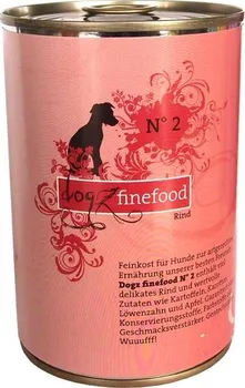 Krmivo pro psa Pets Nature GmbH Konzerva Dogz Finefood No.2 s hovězím masem 400 g