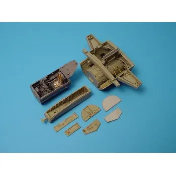 Plastikový model Aires 1/48 Me 262A Schwalbe wheel bays & cockpit set